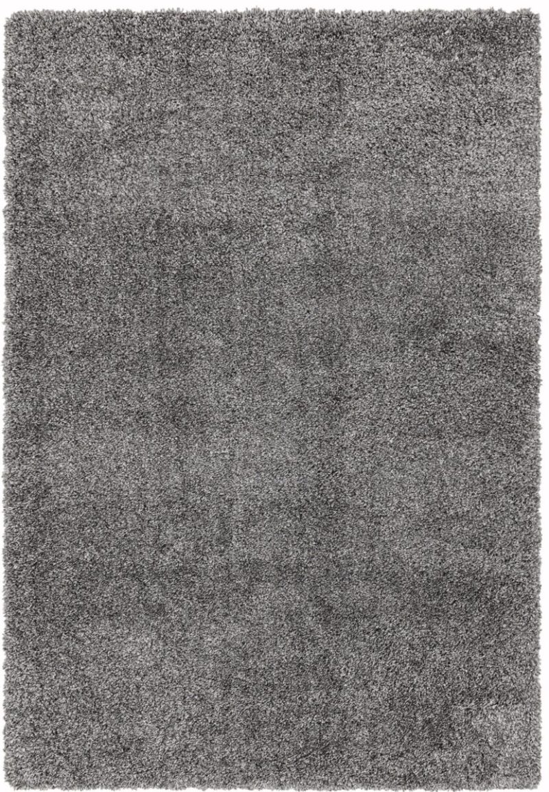 Covor pufos gri modern model uni Ritchie Grey 50 mm 80x150 cm RITC080150GREY