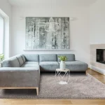 Covor pufos modern model uni Ritchie Light Grey 50 mm 80x150 cm RITC080150LGRY