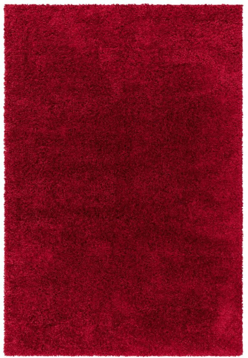 Covor pufos rosu modern model uni Ritchie Red 50 mm 120x170 cm RITC120170REDD - imagine 2