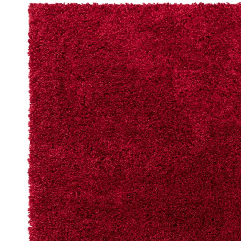 Covor pufos rosu modern model uni Ritchie Red 50 mm 120x170 cm RITC120170REDD - imagine 4