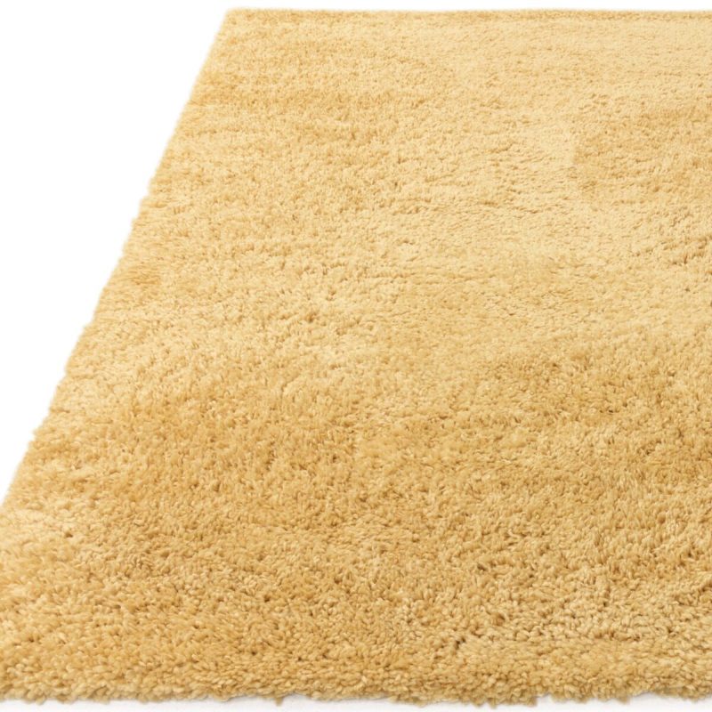 Covor pufos galben modern model uni Ritchie Yellow 50 mm 80x150 cm RITC080150YELL - imagine 3