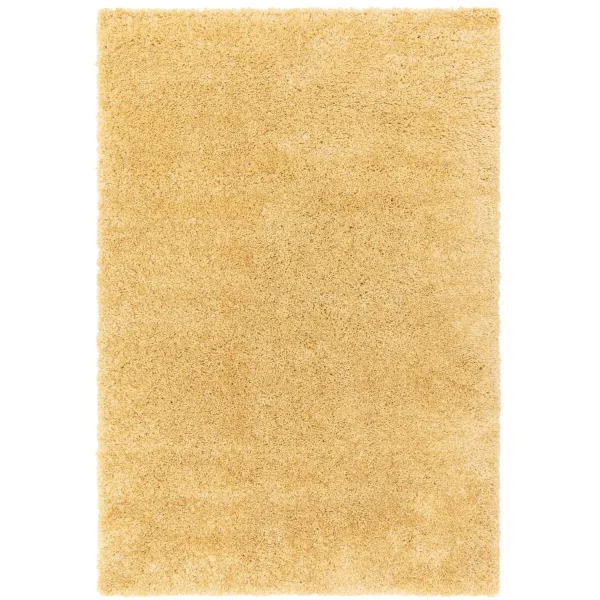Covor pufos galben modern model uni Ritchie Yellow 50 mm 80x150 cm RITC080150YELL