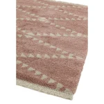 Covor pufos roz modern model geometric tribal Rocco PINK 30 mm 120x170 cm ROCC1201700001