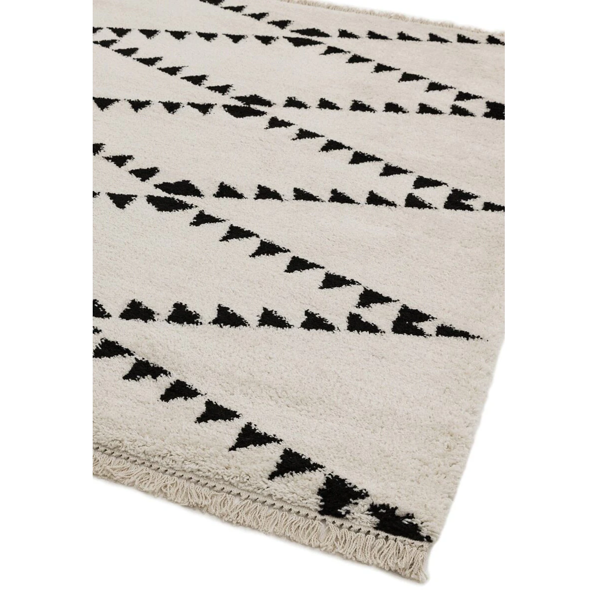 Covor pufos crem modern model geometric tribal Rocco CREAM 30 mm 200x290 cm ROCC2002900003