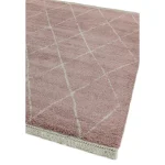 Covor pufos roz modern model geometric tribal Rocco PINK DIAMOND 30 mm 120x170 cm ROCC1201700009