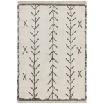Covor pufos crem modern model geometric tribal Rocco CREAM ARROW 30 mm 160×230 cm ROCC1602300010