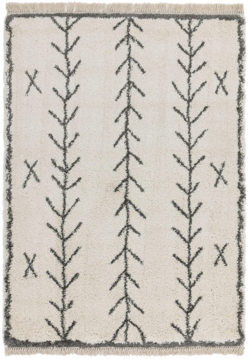 Covor pufos crem modern model geometric tribal Rocco CREAM ARROW 30 mm 160x230 cm ROCC1602300010