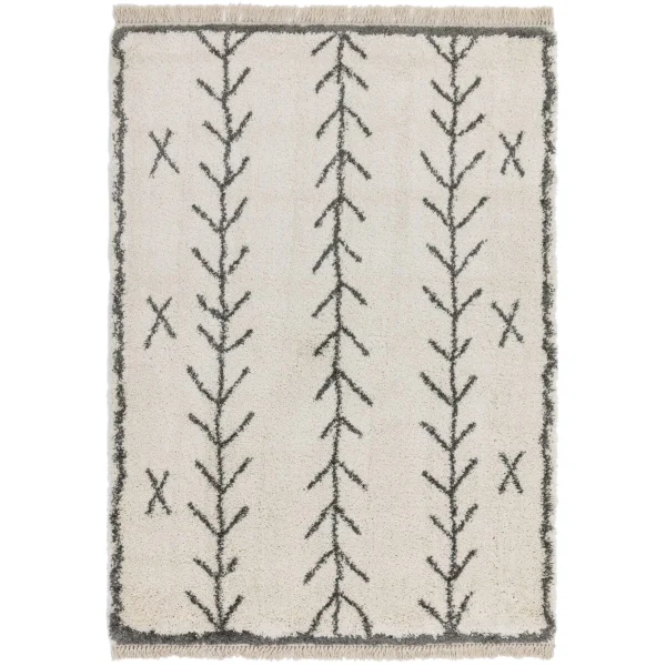 Covor pufos crem modern model geometric tribal Rocco CREAM ARROW 30 mm 200x290 cm ROCC2002900010
