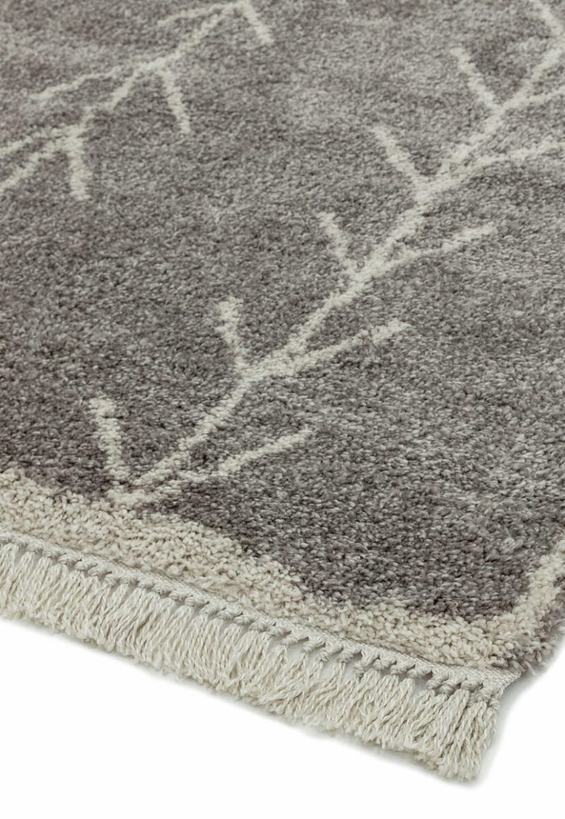 Covor pufos gri modern model geometric tribal Rocco GREY ARROW 30 mm 160x230 cm ROCC1602300011 - imagine 3