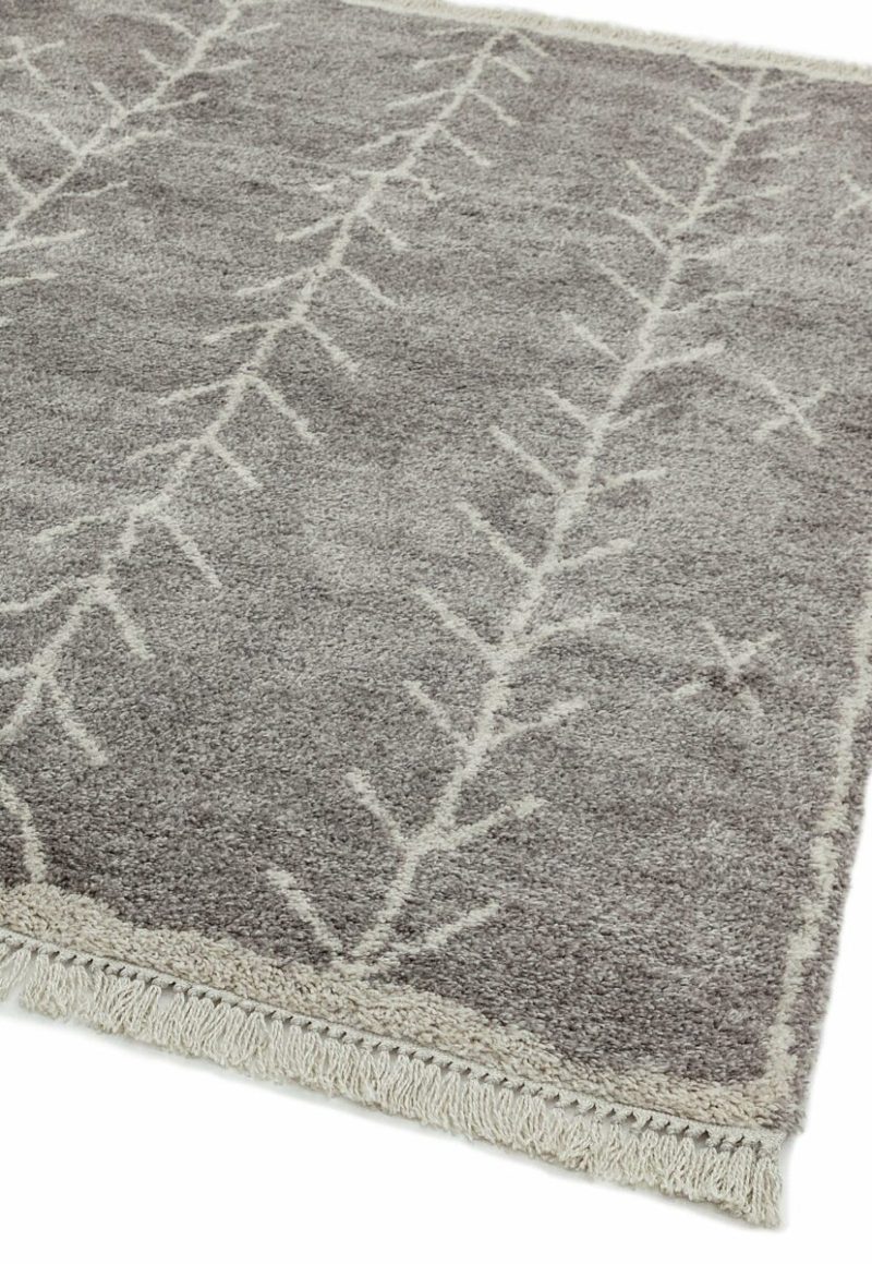 Covor pufos gri modern model geometric tribal Rocco GREY ARROW 30 mm 200x290 cm ROCC2002900011 - imagine 4