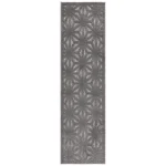 Covor pufos anthracite modern model geometric Salta Anthracite Star 2-11 mm 66x240 cm SALT066240SA01