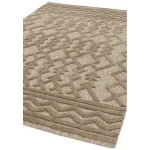 Covor pufos brown modern model geometric Salta Brown Links 2-11 mm 120x170 cm SALT120170SA04
