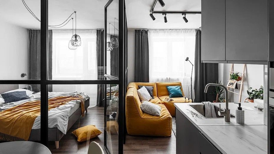 6 Apartamente mici care par spațioase