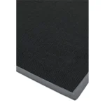 Covor negru gri din sisal bumbac modern outdoor model uni Sisal Black Grey 4 mm 200x300 cm SISA200300GREY