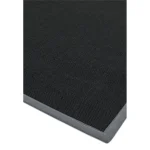 Covor negru gri din sisal bumbac modern outdoor model uni Sisal Black Grey 4 mm 240x340 cm SISA240340GREY