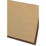 Covor maro din sisal bumbac modern outdoor model uni Sisal Linen Chocolate 4 mm 068x240 cm SISA068240CHOC