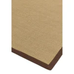 Covor maro din sisal bumbac modern outdoor model uni Sisal Linen Chocolate 4 mm 120x180 cm SISA120180CHOC