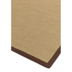 Covor maro din sisal bumbac modern outdoor model uni Sisal Linen Chocolate 4 mm 240x340 cm SISA240340CHOC