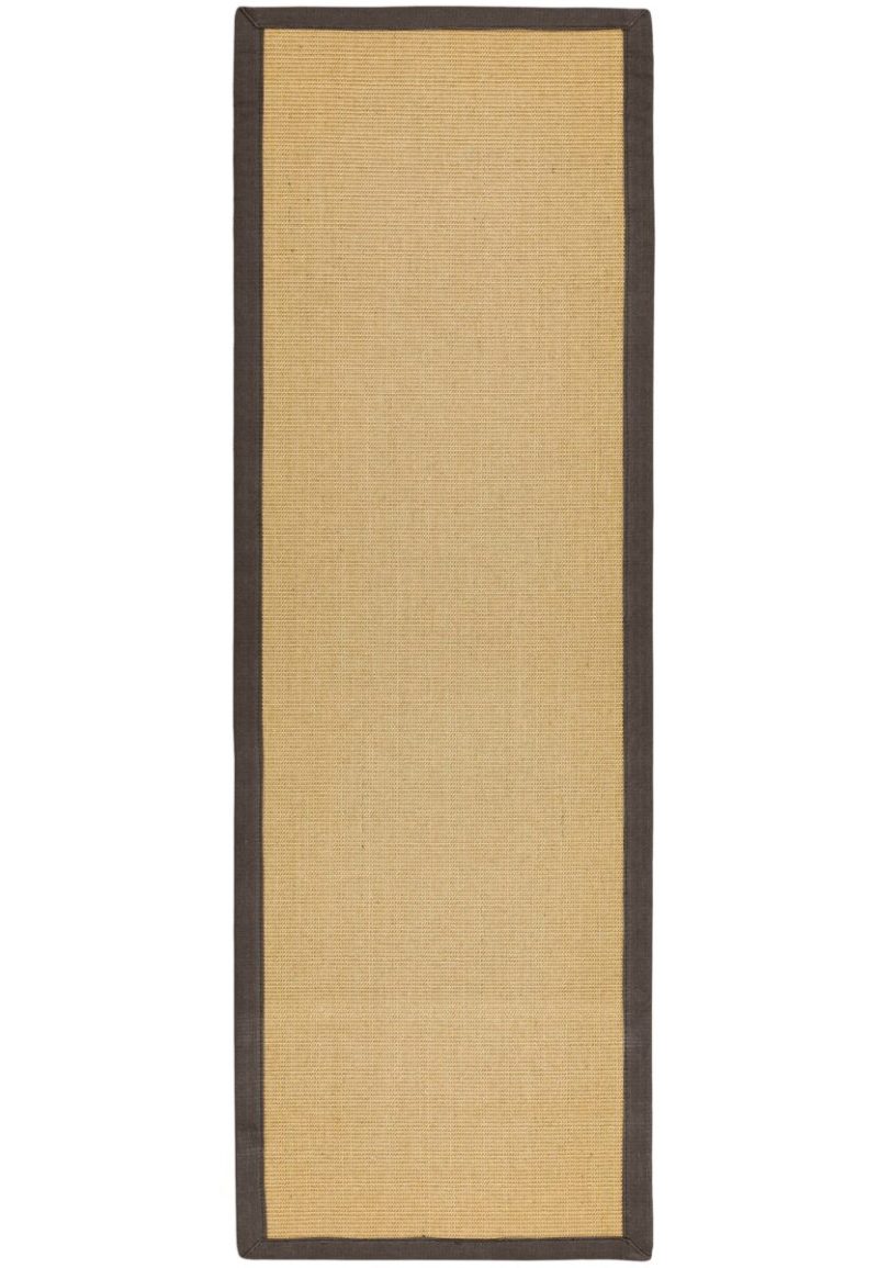 Covor maro din sisal bumbac modern outdoor model uni Sisal Linen Chocolate 4 mm 200x300 cm SISA200300CHOC - imagine 5