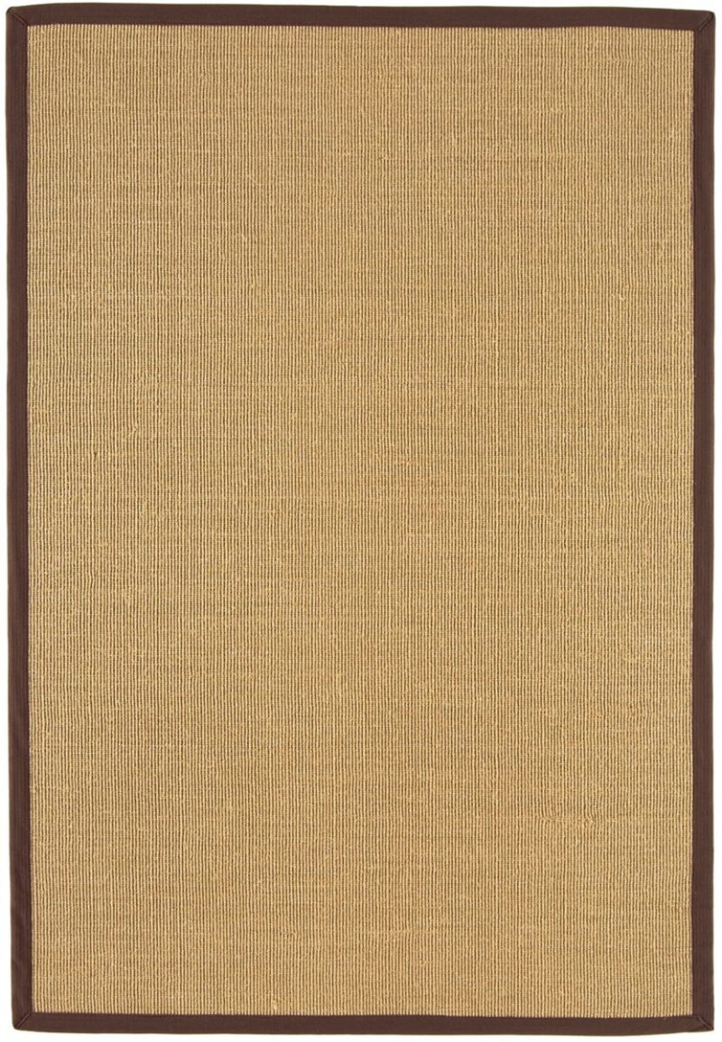 Covor maro din sisal bumbac modern outdoor model uni Sisal Linen Chocolate 4 mm 200x300 cm SISA200300CHOC