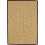 Covor maro din sisal bumbac modern outdoor model uni Sisal Linen Chocolate 4 mm 240×340 cm SISA240340CHOC