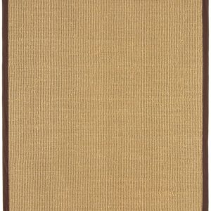 Covor maro din sisal bumbac modern outdoor model uni Sisal Linen Chocolate 4 mm 240x340 cm SISA240340CHOC