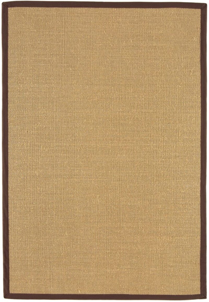 Covor maro din sisal bumbac modern outdoor model uni Sisal Linen Chocolate 4 mm 240x340 cm SISA240340CHOC