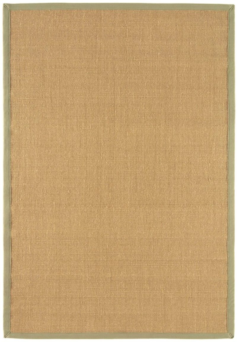 Covor din sisal bumbac modern outdoor model uni Sisal Linen Sage 4 mm 068x300 cm SISA068300SAGE - imagine 2
