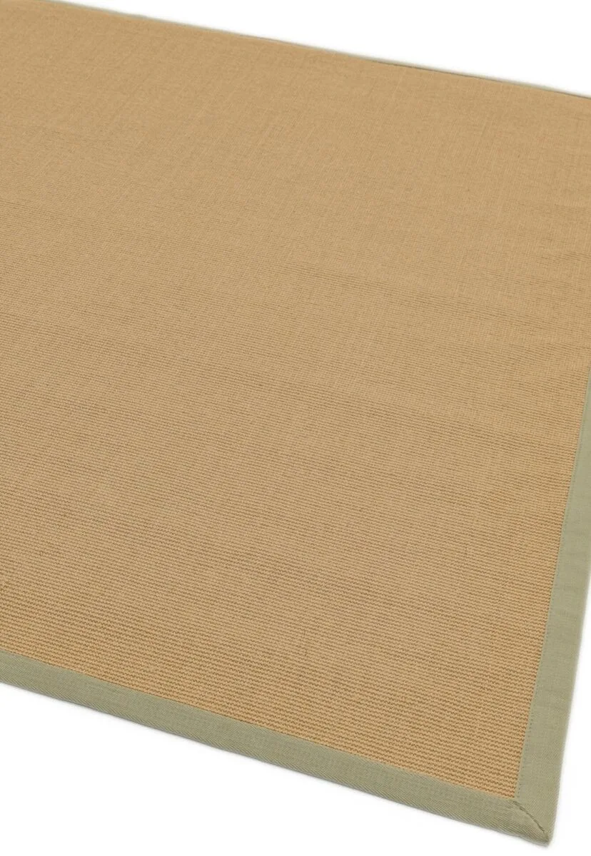 Covor din sisal bumbac modern outdoor model uni Sisal Linen Sage 4 mm 120x180 cm SISA120180SAGE - imagine 3