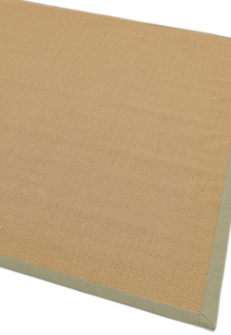 Covor din sisal bumbac modern outdoor model uni Sisal Linen Sage 4 mm 240x340 cm SISA240340SAGE