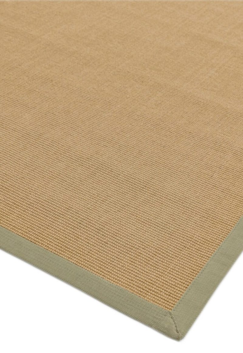 Covor din sisal bumbac modern outdoor model uni Sisal Linen Sage 4 mm 068x300 cm SISA068300SAGE - imagine 4