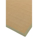 Covor din sisal bumbac modern outdoor model uni Sisal Linen Sage 4 mm 160x230 cm SISA160230SAGE