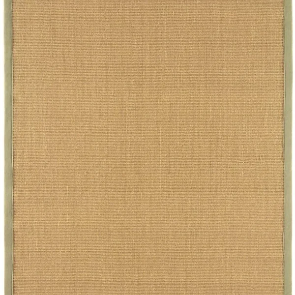 Covor din sisal bumbac modern outdoor model uni Sisal Linen Sage 4 mm 120x180 cm SISA120180SAGE