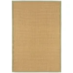 Covor din sisal bumbac modern outdoor model uni Sisal Linen Sage 4 mm 200×300 cm SISA200300SAGE