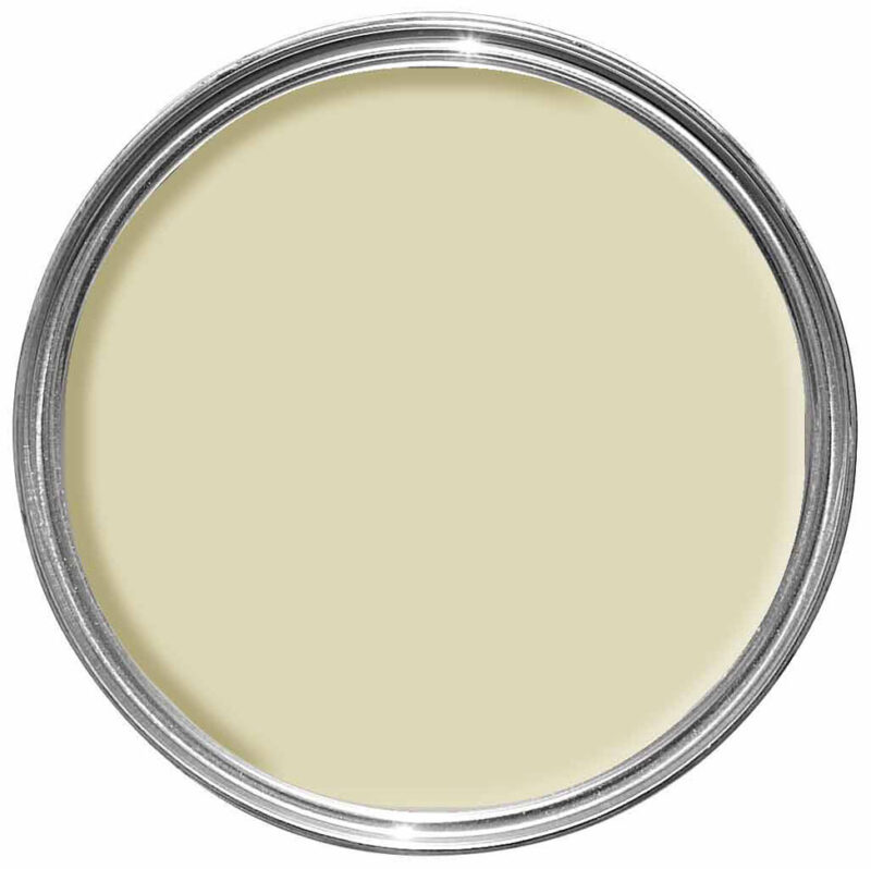 Vopsea alba satinata 20 la suta luciu pentru exterior Farrow and Ball Exterior Eggshell NHM Skimmed milk White No.W7 750 ml - imagine 2