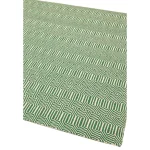 Covor verde din bumbac lână lucrat manual modern outdoor model geometric Sloan Green 4 mm 200x300 cm SLOA200300GREE