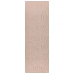 Covor roz din bumbac lână lucrat manual modern outdoor model geometric Sloan Pink 4 mm 200x300 cm SLOA200300PINK