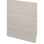 Covor argintiu din bumbac lână lucrat manual modern outdoor model geometric Sloan Silver 4 mm 160x230 cm SLOA160230SILV