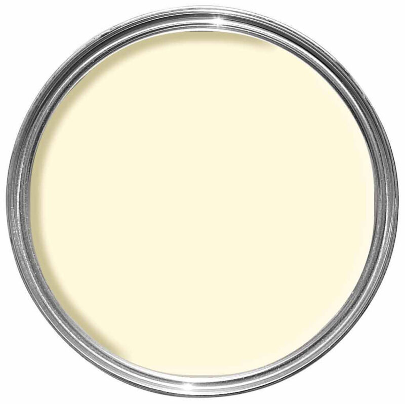 Vopsea alba satinata 20 la suta luciu pentru exterior Farrow and Ball Exterior Eggshell NHM Snow White No.W1 2.5 Litri - imagine 2