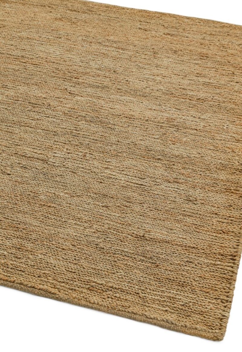 Covor natural din iută lucrat manual modern model uni Soumak Natural 6 mm 66x200 cm SOUM066200NATU - imagine 3