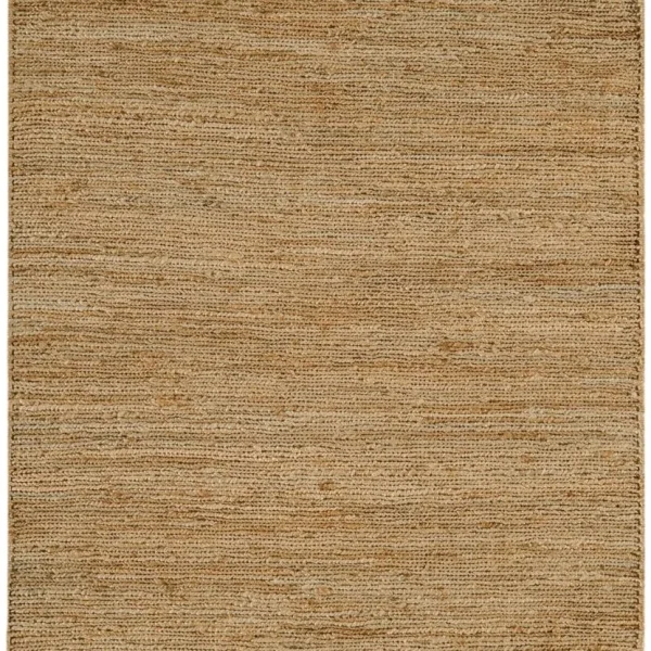 Covor natural din iută lucrat manual modern model uni Soumak Natural 6 mm 66x200 cm SOUM066200NATU