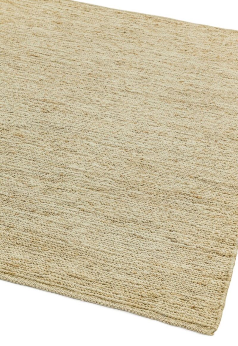 Covor din iută lucrat manual modern model uni Soumak Straw 6 mm 120x170 cm SOUM120170STRA - imagine 3