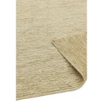 Covor din iută lucrat manual modern model uni Soumak Straw 6 mm 160x230 cm SOUM160230STRA