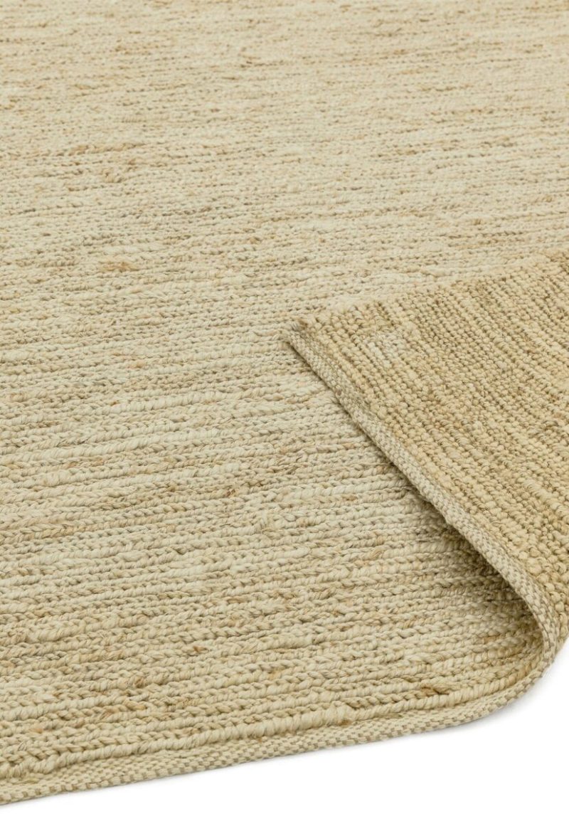 Covor din iută lucrat manual modern model uni Soumak Straw 6 mm 200x300 cm SOUM200300STRA - imagine 4
