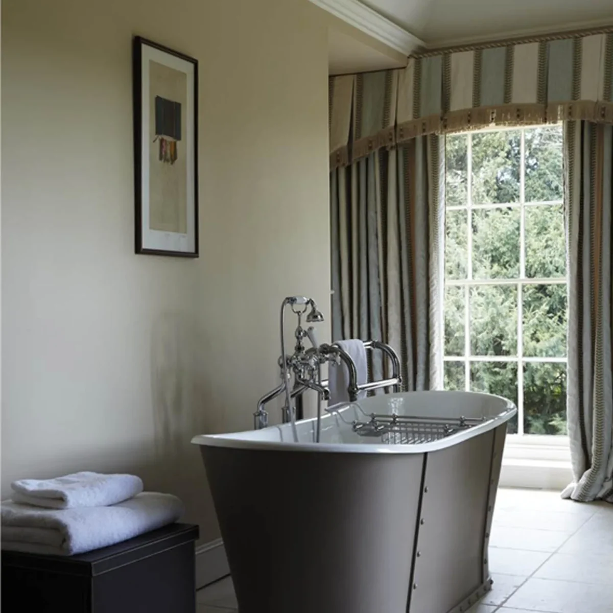 Vopsea crem mata 7 la suta luciu pentru interior Farrow and Ball Mostra String No. 8 100 ml