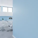 Tapet PVC  bleu, Modul 929, spitale și clinici, Fatra Lino