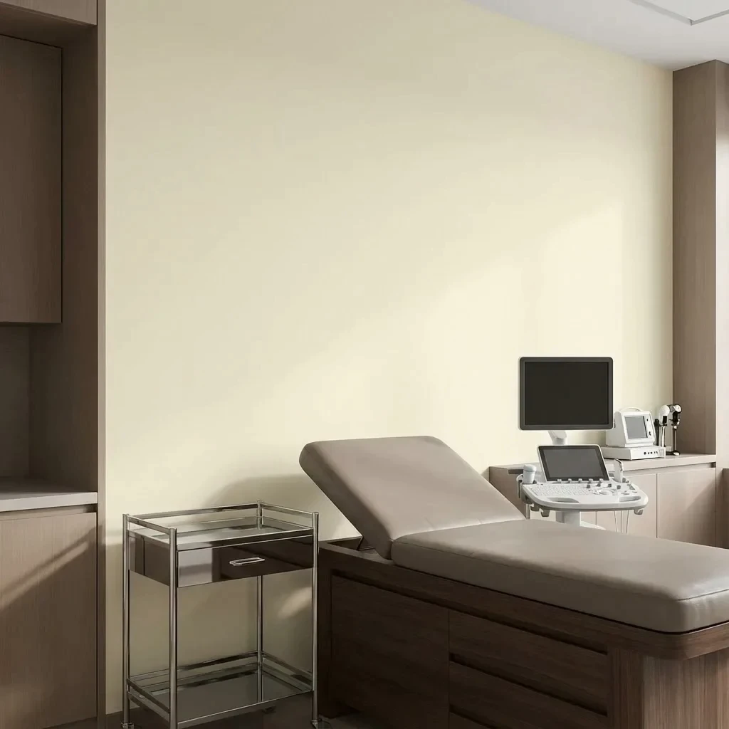 Tapet PVC  crem, Modul 854, spitale și clinici, Fatra Lino