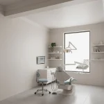 Tapet PVC gri antimicrobian Modul 201, spitale și clinici, Fatra Lino - Tapet pvc