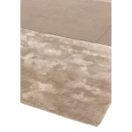 Covor sand din lână vâscoză lucrat manual modern model geometric Tate Sand 9 mm 120x170 cm TATE120170SAND