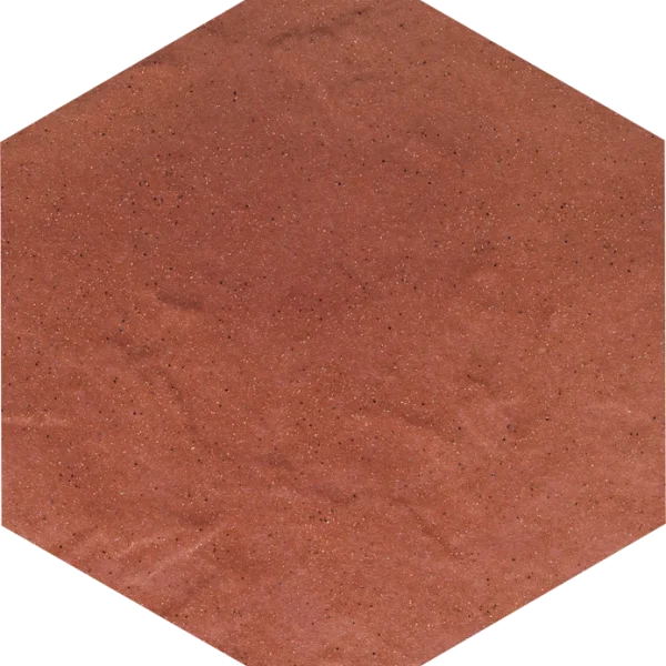 Gresie klinker hexagonala, rosu teracota, exterior, Taurus Rosa 26×26 cm